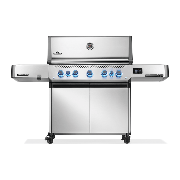 Napoleon Prestige 665 Connected Grill with Infrared Side and Rear Burner, Stainless Steel