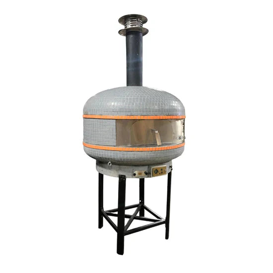 WPPO 40-Inch Lava Digital Controlled Wood Fired Oven with Convection Fan