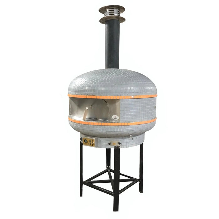 WPPO 48-Inch Lava Digital Controlled Wood Fired Oven withConvection Fan