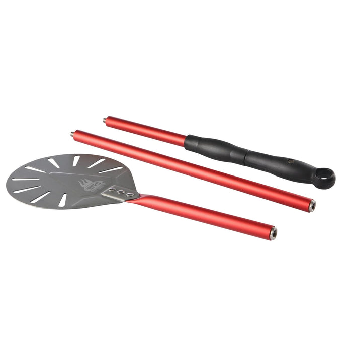 WPPO 7-Inch Round Pro Pizza Peel with Break Down Handle