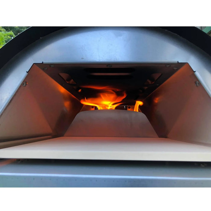 WPPO Le Peppe Portable Wood Fired Oven in Black