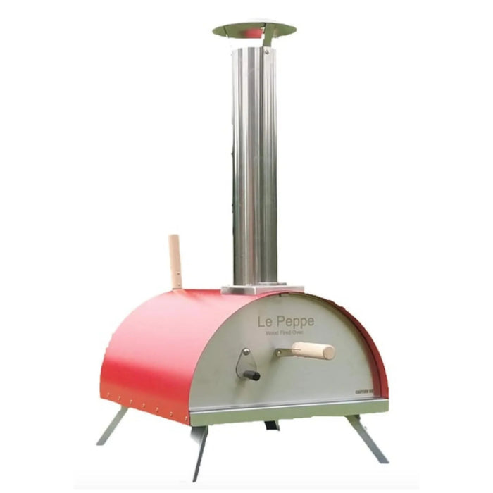 WPPO Le Peppe Portable Wood Fired Oven in Red