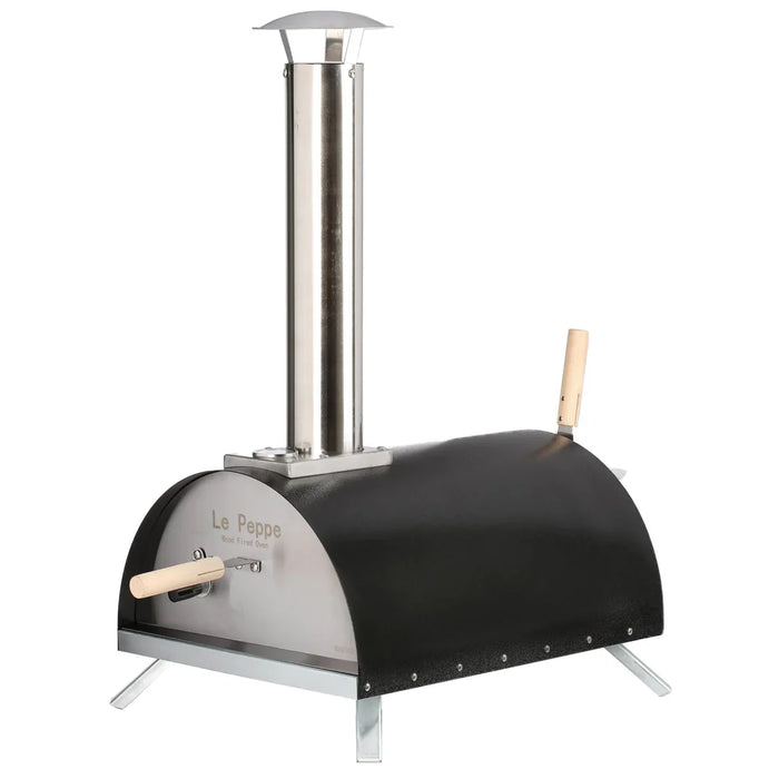 WPPO Le Peppe Portable Wood Fired Oven in Black