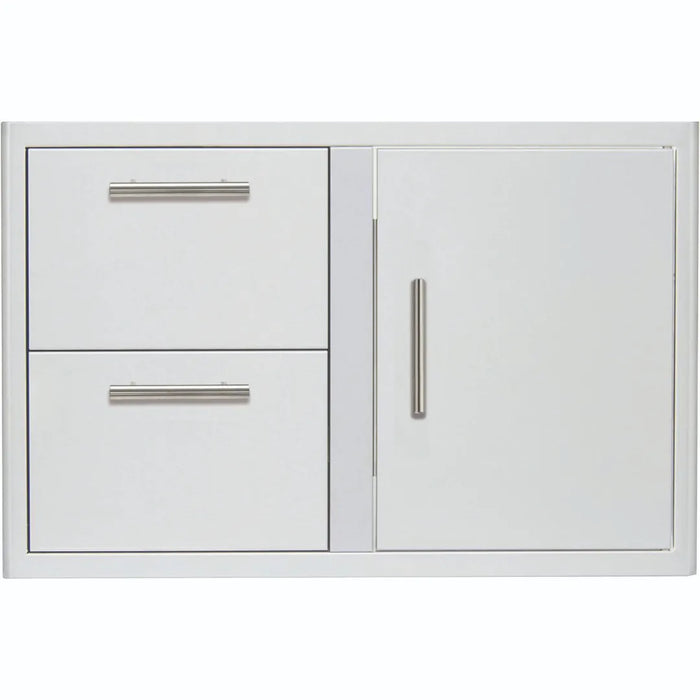 Blaze 32-Inch Access Door and Double Drawer Combo in Stainless Steel