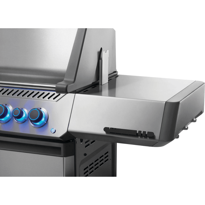 Napoleon Prestige 500 Gas Grill with Infrared Side and Rear Burner, Stainless Steel