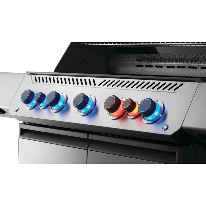 Napoleon Prestige 665 Gas Grill with Infrared Side and Rear Burner, Stainless Steel