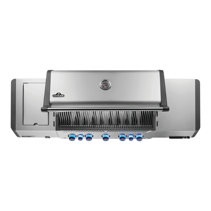 Napoleon Prestige 665 Gas Grill with Infrared Side and Rear Burner, Stainless Steel