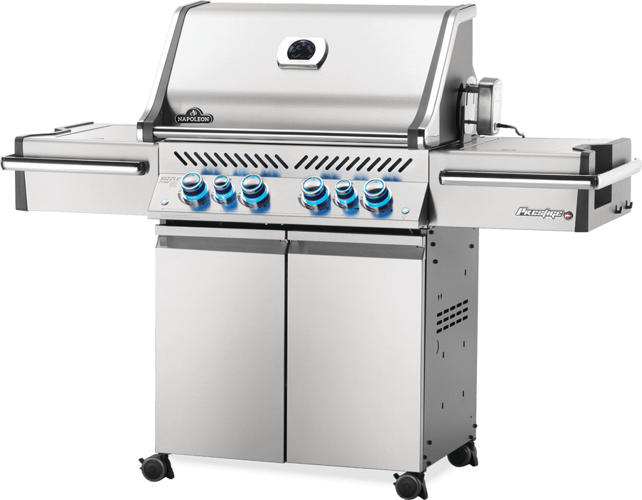 Napoleon Prestige PRO 500 Gas Grill with Infrared Rear and Side Burners, Stainless Steel
