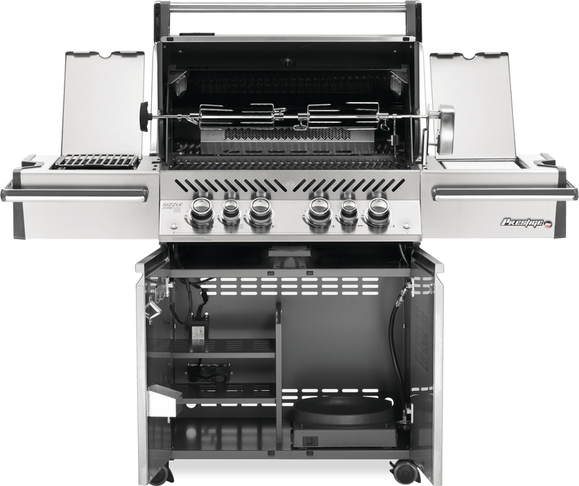 Napoleon Prestige PRO 500 Gas Grill with Infrared Rear and Side Burners, Stainless Steel