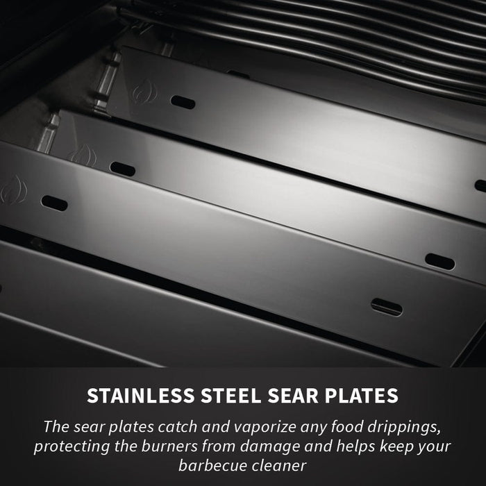 Napoleon Prestige PRO 500 Gas Grill with Infrared Rear and Side Burners, Stainless Steel