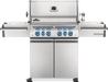 Napoleon Prestige PRO 500 Gas Grill with Infrared Rear and Side Burners, Stainless Steel | PRO500RSIB-3 Propane / Stainless Steel PRO500RSIBPSS-3
